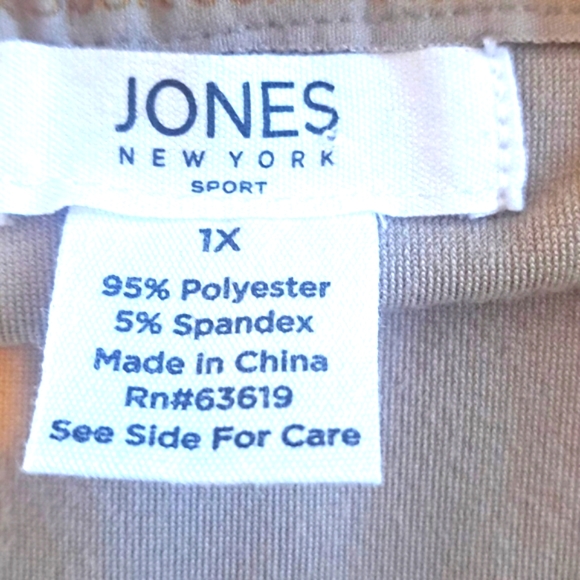 1X. JONES NEW YORK SPORT HOODIE. 1X - Picture 11 of 12
